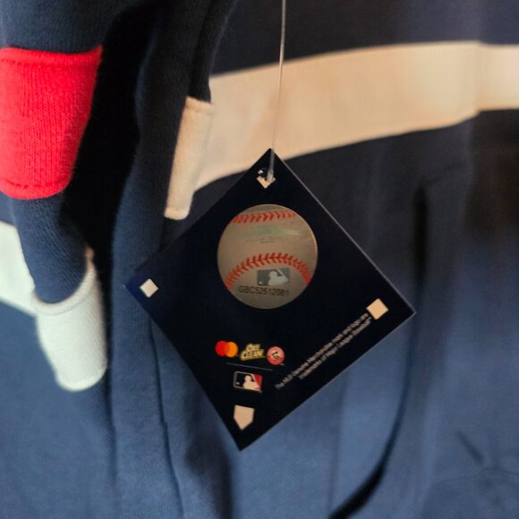 Cleveland Guardians Hoodie – Navy/Red/White (Size M, New With Tags) - Picture 5 of 9